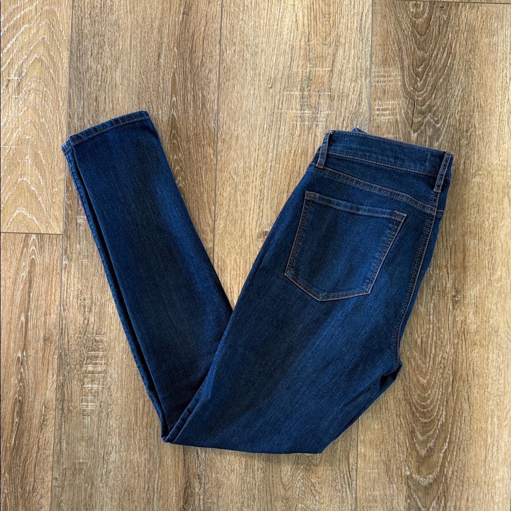 LOFT Dark Blue Skinny Jeans